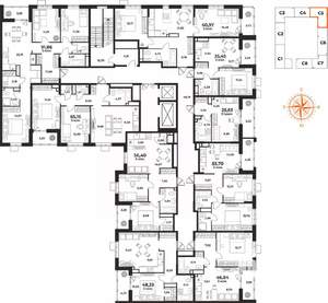 2-к квартира, вторичка, 48м2, 8/10 этаж