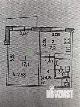 1-к квартира, вторичка, 33м2, 7/10 этаж