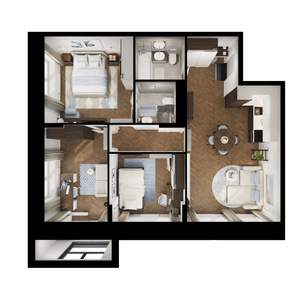 3-к квартира, вторичка, 78м2, 9/10 этаж