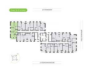 3-к квартира, вторичка, 76м2, 12/24 этаж