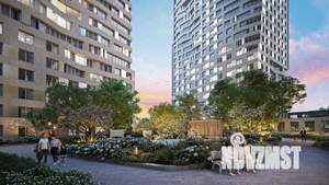 2-к квартира, строящийся дом, 47м2, 16/30 этаж