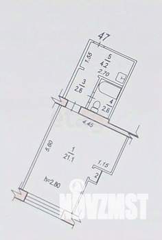 Студия квартира, вторичка, 31м2, 5/7 этаж