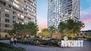 2-к квартира, строящийся дом, 61м2, 26/30 этаж