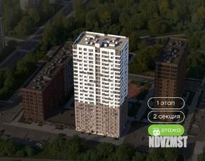 1-к квартира, вторичка, 45м2, 19/23 этаж