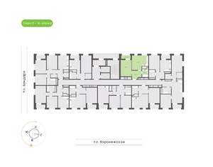 1-к квартира, вторичка, 45м2, 13/16 этаж