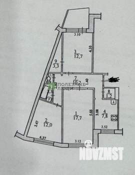 3-к квартира, вторичка, 69м2, 10/10 этаж