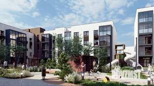 2-к квартира, строящийся дом, 65м2, 3/4 этаж