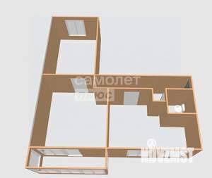 3-к квартира, вторичка, 60м2, 5/5 этаж