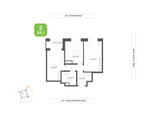 3-к квартира, вторичка, 53м2, 6/24 этаж