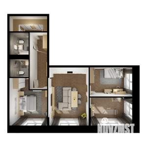 3-к квартира, вторичка, 84м2, 1/10 этаж