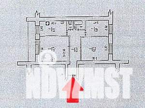 3-к квартира, вторичка, 62м2, 8/9 этаж