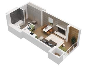 1-к квартира, вторичка, 32м2, 2/24 этаж