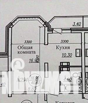 1-к квартира, вторичка, 42м2, 10/21 этаж