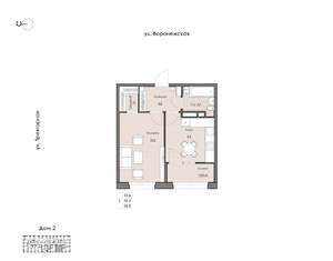 1-к квартира, вторичка, 35м2, 16/16 этаж
