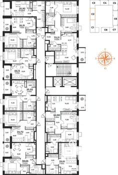 1-к квартира, вторичка, 33м2, 5/10 этаж