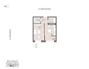 1-к квартира, вторичка, 35м2, 15/20 этаж