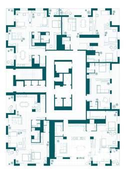 Студия квартира, вторичка, 123м2, 22/23 этаж