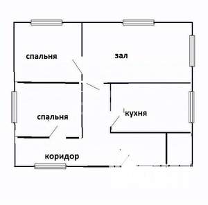 3-к квартира, вторичка, 63м2, 2/5 этаж