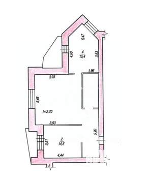 2-к квартира, вторичка, 73м2, 8/10 этаж
