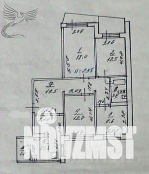 4-к квартира, вторичка, 90м2, 10/11 этаж