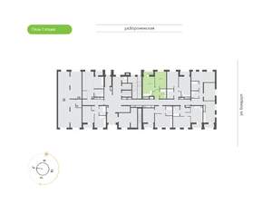 1-к квартира, вторичка, 41м2, 1/20 этаж