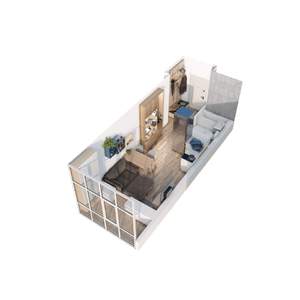 Студия квартира, вторичка, 20м2, 11/23 этаж