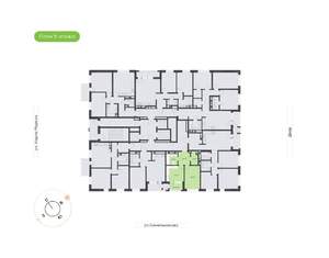 1-к квартира, вторичка, 40м2, 11/24 этаж