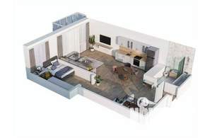 2-к квартира, вторичка, 65м2, 19/23 этаж