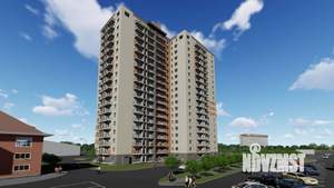 1-к квартира, строящийся дом, 25м2, 18/25 этаж