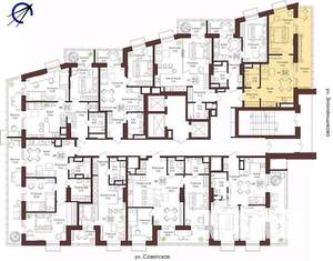 1-к квартира, вторичка, 47м2, 16/23 этаж