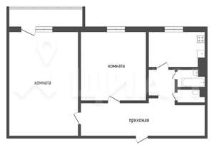 2-к квартира, вторичка, 48м2, 2/5 этаж