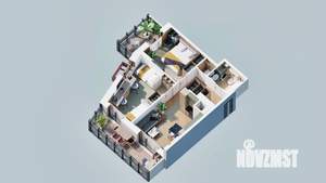 2-к квартира, вторичка, 62м2, 18/23 этаж
