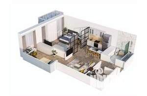 2-к квартира, вторичка, 65м2, 8/23 этаж