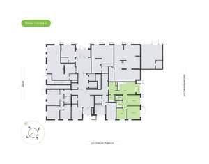 3-к квартира, вторичка, 86м2, 1/24 этаж