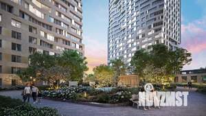 2-к квартира, строящийся дом, 42м2, 17/22 этаж