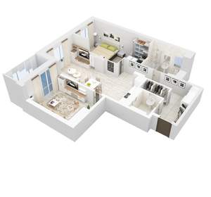 2-к квартира, вторичка, 79м2, 20/24 этаж