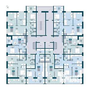 3-к квартира, вторичка, 75м2, 9/19 этаж
