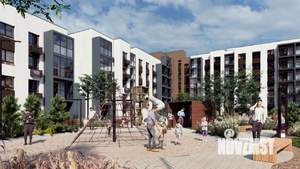 2-к квартира, строящийся дом, 64м2, 3/4 этаж
