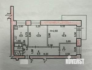 3-к квартира, вторичка, 62м2, 11/12 этаж