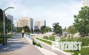 4-к квартира, строящийся дом, 90м2, 20/25 этаж