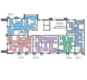 2-к квартира, вторичка, 68м2, 2/9 этаж