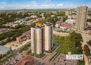 3-к квартира, строящийся дом, 62м2, 21/25 этаж