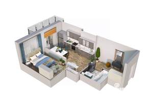 1-к квартира, вторичка, 38м2, 16/17 этаж