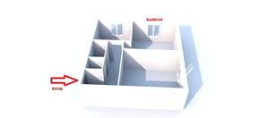 2-к квартира, вторичка, 45м2, 2/2 этаж