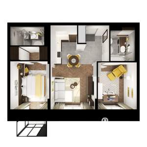 2-к квартира, вторичка, 51м2, 10/10 этаж