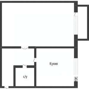 1-к квартира, вторичка, 32м2, 5/5 этаж