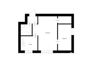 2-к квартира, вторичка, 44м2, 1/5 этаж