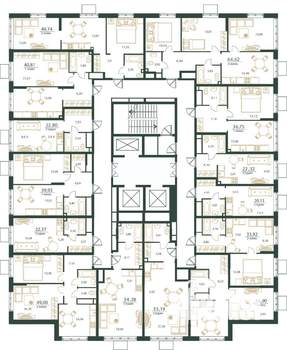 Студия квартира, вторичка, 34м2, 22/24 этаж
