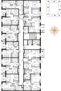 1-к квартира, вторичка, 35м2, 3/10 этаж