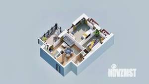 2-к квартира, вторичка, 52м2, 4/23 этаж
